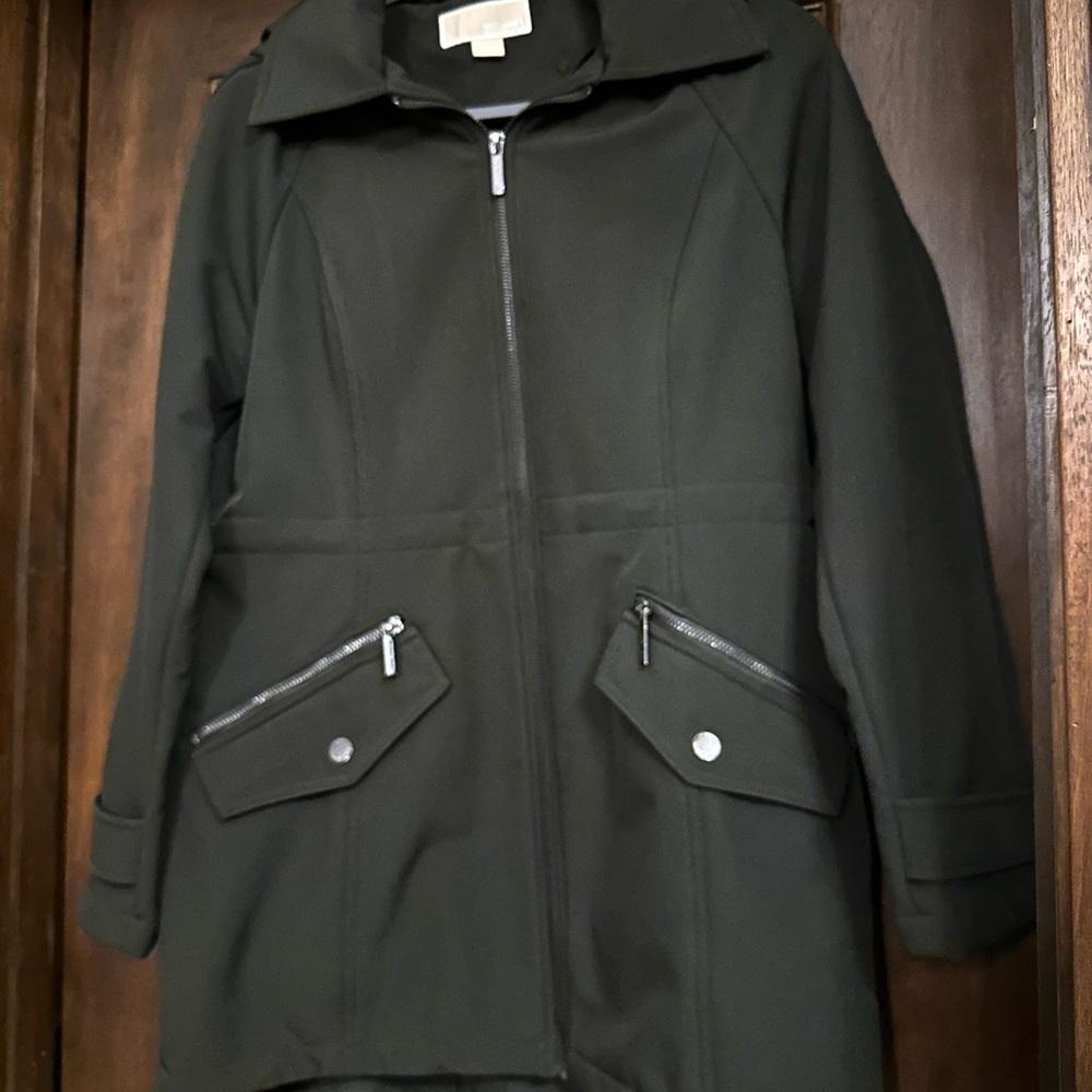 Michael Kors Utility Jacket in Dark Green